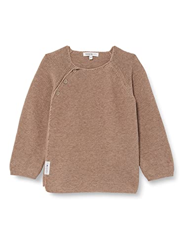 Noppies Unisex Baby U Cardigan Knit ls Pino Strickjacke, Taupe Melange-P757, 62 von Noppies