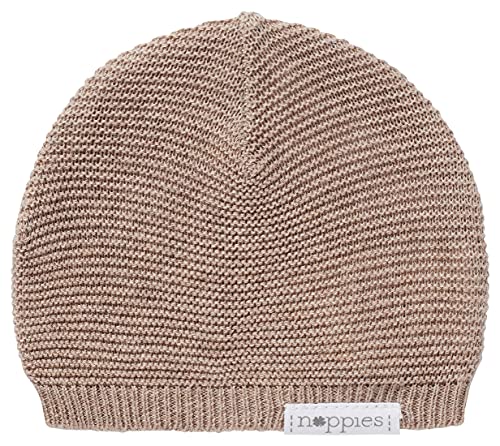 Noppies Unisex Baby U Hat Knit Rosita Beanie Mütze, Taupe Melange - P757, 0-3 Monate von Noppies