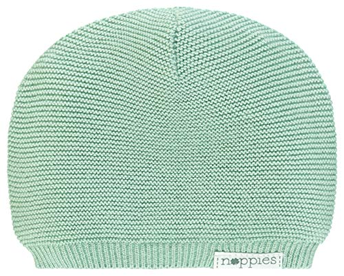Noppies Baby-Unisex U Hat Knit Rosita Mütze, Grün (Grey Mint C175), Neugeboren (Herstellergröße: PREM) von Noppies