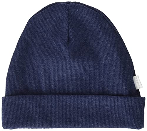Noppies Unisex Baby Hat Rib Nevel Verschluss, Navy Melange - P758, 3-6 Monate EU von Noppies