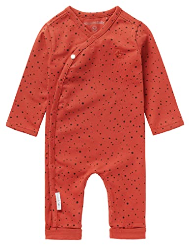 Noppies Unisex Baby U Playsuit Jrsy LS Noorvik Kleinkind-Strampelanzug, Spicy Ginger-P557, 44 von Noppies