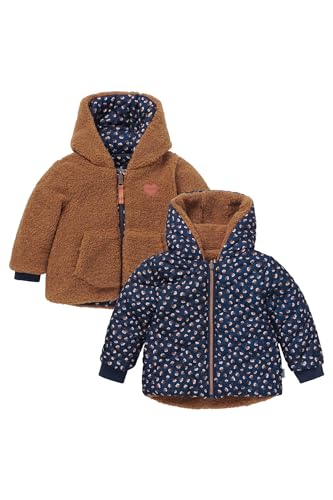Noppies Kids Baby-Mädchen Girls Jacket Linden Reversible Winterjacke, Dark Sapphire-P208, 68 von Noppies