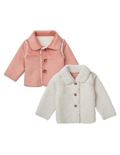 Noppies Winter Jacke Vernon - Reversible - Farbe: Butter Cream - Größe: 86 von Noppies