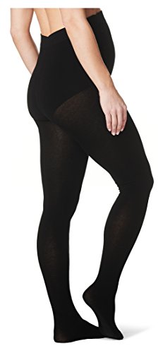 Noppies Damen Maternity Tights Cotton 30/1 Umstandsstrumpfhose, Schwarz (Black 06), S-M EU von Noppies