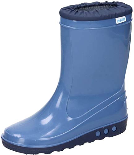 Nora Unisex Gummistiefel ungef?ttert in stahlblau (blau) von Nora