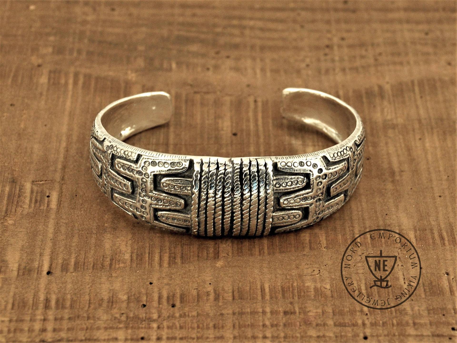 Gotland Lye Armband Xl Größe Sterlingsilber 925 , Viking Jewellery von NordEmporium