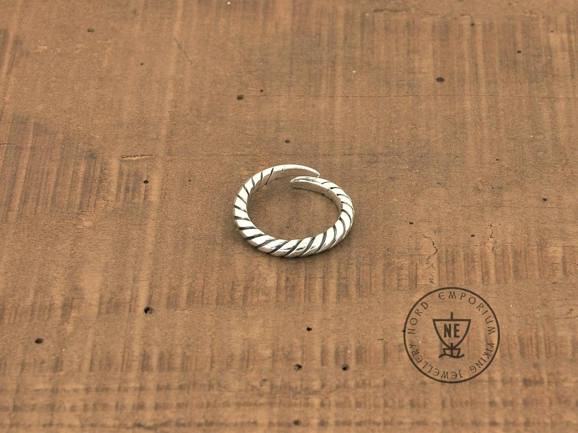 Rus Ring S Größe Sterling Silber 925 von NordEmporium