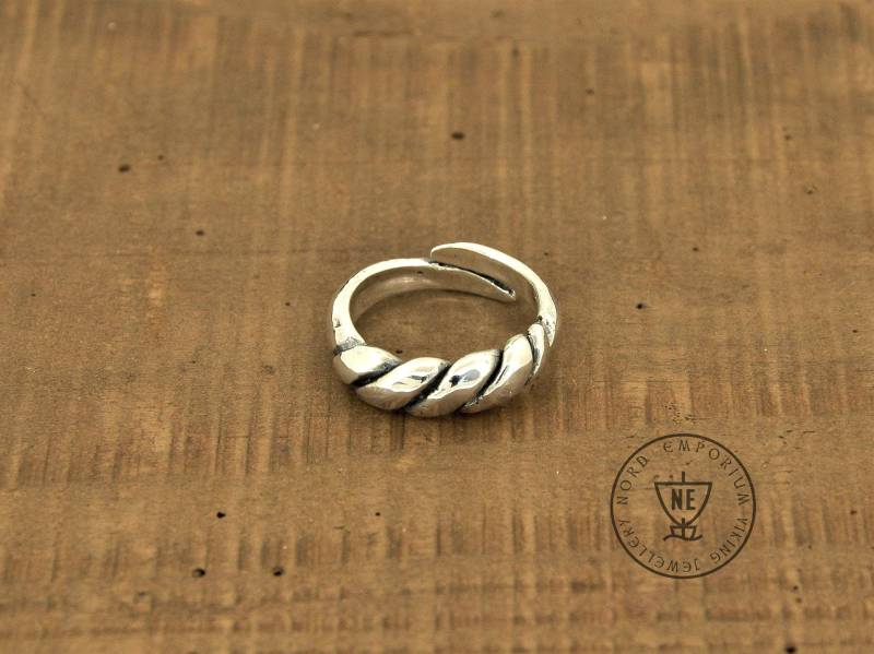 Bornholm Ring L Size Sterling Silber 925 Viking Jewellery von NordEmporium