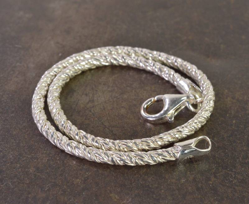 Armband Kordel 925 Silber Kordelkette Sterling Stabil Massiv Armband Kordel 925 Silber Kordelkette Sterling Stabil Massiv von NordNordostJewelry