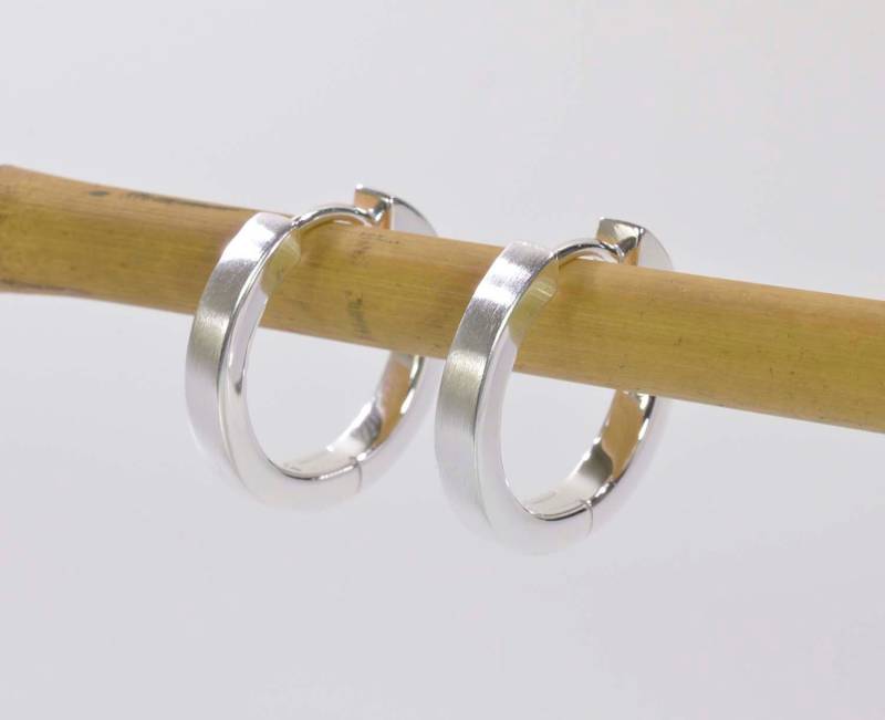 Edle Creolen 925 Silber Sterling Schlichte Minimalistisch Ohrringe Klassisch Elegant Hochwertig Edle Creolen 925 Silber Sterling Schlichte Minimalistisch Ohrringe Klassisch Elegant Hochwertig von NordNordostJewelry