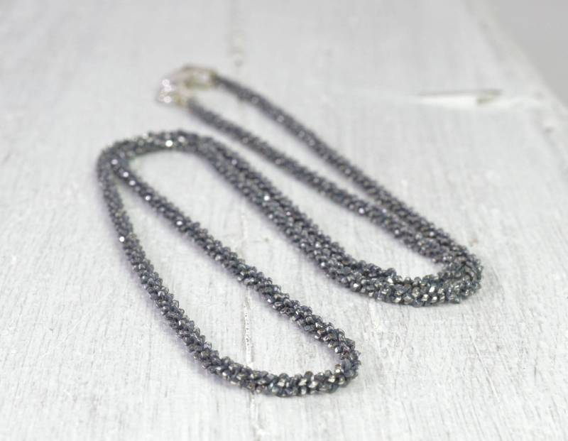 Schwarze Kette Aus Silber Sterling Schwarz Rutheniert Gefärbte 925 Ausgefallene Edle Schwarze Kette Aus Silber Sterling Schwarz Rutheniert Gefärbte 925 Ausgefallene Edle von NordNordostJewelry