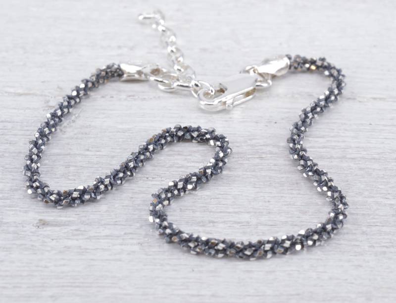 Armband Geschwärztes Silber Geschwärzt Sterling Schwarz Rutheniert Edles Schwarzes Ausgefallenes Geschenk Armband Geschwärztes Silber Geschwärzt Sterling Schwarz Rutheniert Edles Schwarzes Ausgefallenes Geschenk von NordNordostJewelry