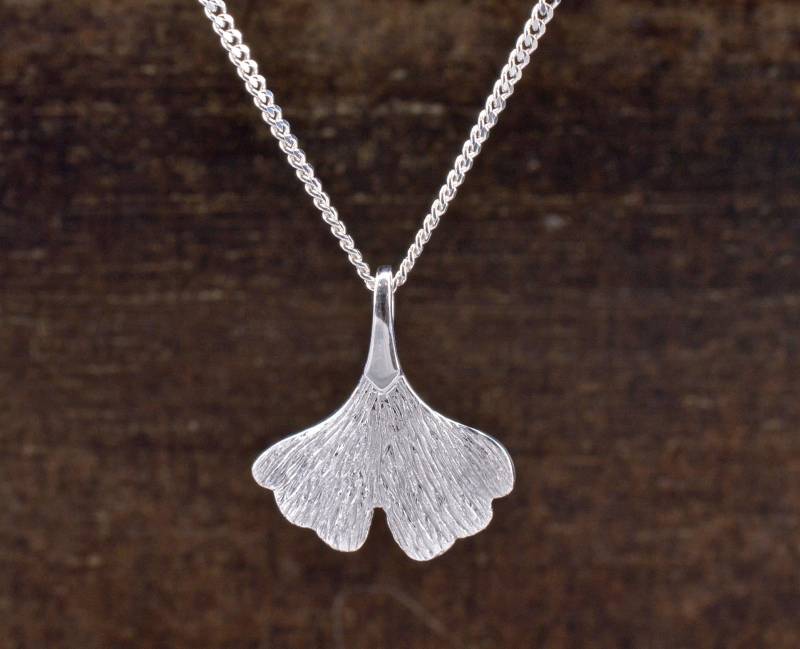 Ginkgo Kette 925 Silber Ginkgo Kette 925 Silber von NordNordostJewelry
