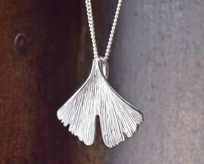 Ginkgo Kette 925 Silber Ginkgo Kette 925 Silber von NordNordostJewelry