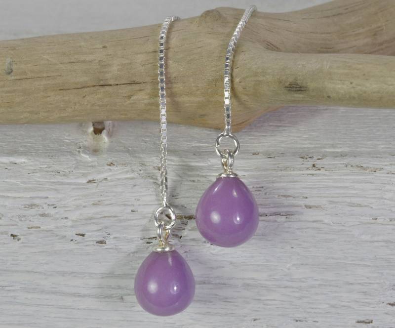 Heterosit Durchzieher Ohrhänger 925 Silber Heterosit Durchzieher Ohrhänger 925 Silber von NordNordostJewelry