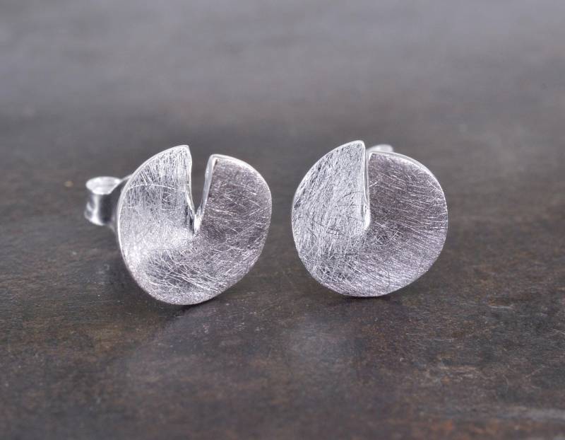 Kleine Ohrstecker 925 Silber Punkt Kreis Kleine Ohrstecker 925 Silber Punkt Kreis von NordNordostJewelry