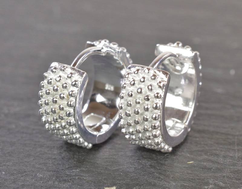 Noppen Creolen 925 Silber Noppen Creolen 925 Silber von NordNordostJewelry