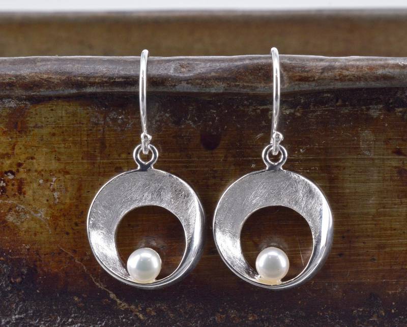 Ohrhänger 925 Silber Perle Ohrhänger 925 Silber Perle von NordNordostJewelry