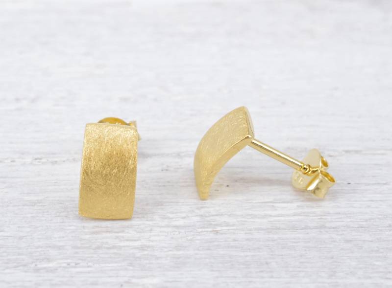 Ohrstecker 925 Silber Gold Plattiert Ohrstecker 925 Silber Gold Plattiert von NordNordostJewelry