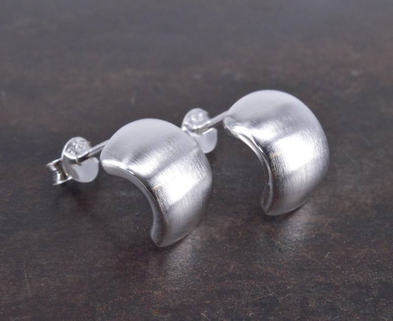 Ohrstecker Schlicht Gewölbt 925 Silber Ohrstecker Schlicht Gewölbt 925 Silber von NordNordostJewelry