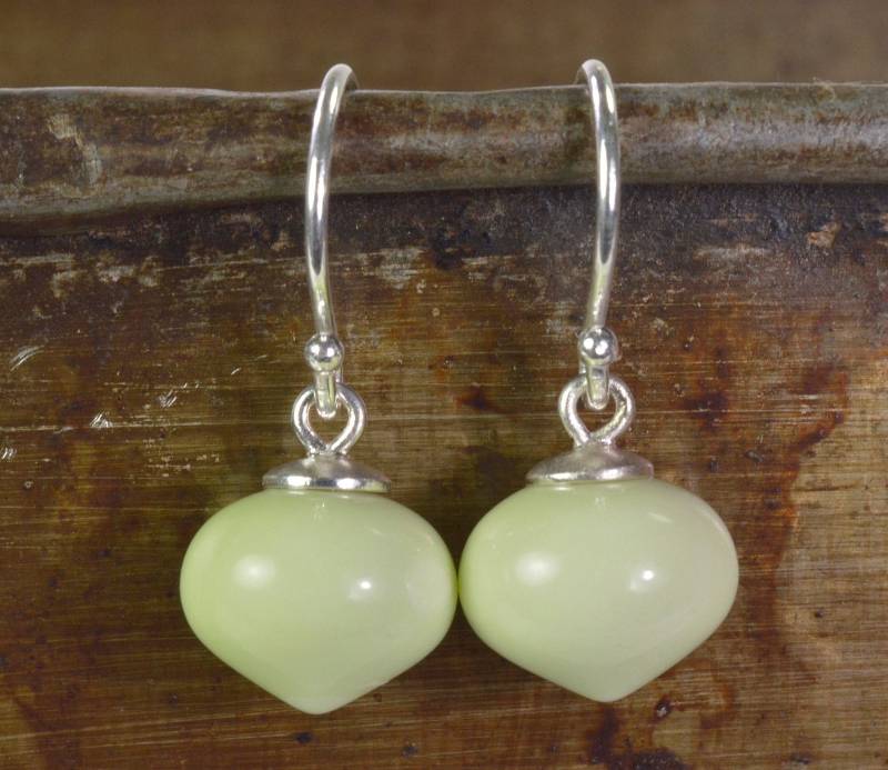 Zitronen Chrysopras Ohrhänger 925 Silber Zitronen Chrysopras Ohrhänger 925 Silber von NordNordostJewelry