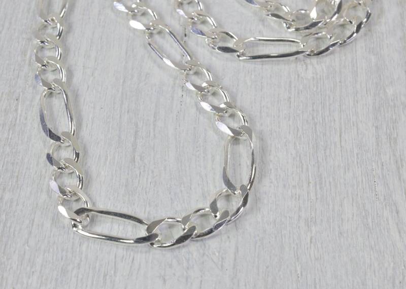 Statement Flachpanzer Kette - 925 Silber 60 cm Lange Sterling Kräftige Starke Unisex Gliederkette Schwere Massiv Statement Flachpanzer Kette - 925 Silber 60 cm Lange Sterling Kräftige Starke Unisex Gliederkette Schwere Massiv von NordNordostJewelry