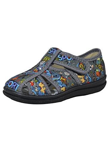 Nordan 127550 bequeme und rutschfeste Kinderschuhe aus Textil für Spaziergänge, Kindergarten und Zuhause (26) von Nordan
