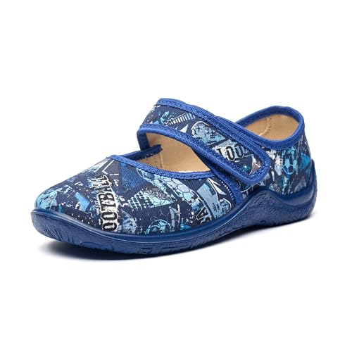 Nordan 341050 Hausschuhe Kinder für Jungen und Mädchen in verschiedenen Varianten.dunkelblau 8133 30 von Nordan