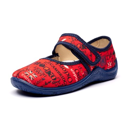 Nordan 341050 Hausschuhe Kinder für Jungen und Mädchen in verschiedenen Varianten.rot 3233 30 von Nordan