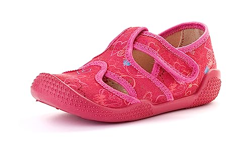 Nordan 410350 Hausschuhe Kinder für Jungen und Mädchen in verschiedenen Varianten. (Fuchsia 3199, 24) von Nordan