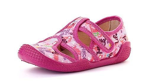 Nordan 410350 Hausschuhe Kinder für Jungen und Mädchen in verschiedenen Varianten. (rosa 5499, 24) von Nordan