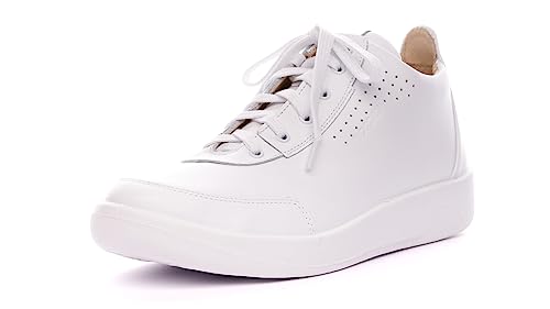 Nordan 8102R Freizeitschuhe Herren Sneakers aus Leder Sportschuhe Turnschuhe Laufschuhe Sommerschuhe Trainers (weiß 404, 40) von Nordan