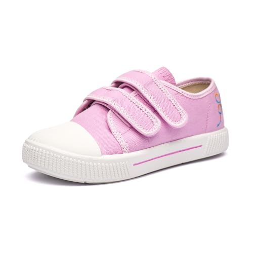 Nordan 910250 Bequeme und rutschfeste Kinderschuhe aus Textil für Spaziergänge, Kindergarten und Zuhause rosa 3201 30 von Nordan