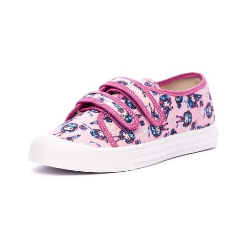 Nordan 925150 Kinder Schuhe in verschiedenen Prints. Bequeme Turnschläppchen für Mädchen und Jungen. Kinderschuhe mit rutschfesten Sohlen. Stilvolle und schöne Cotton Slippers. (rosa 3499, 31) von Nordan