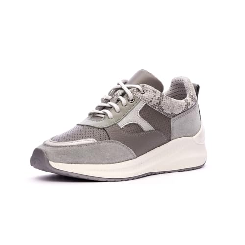 Nordan Modische Sneaker Damen. Sportschuhe Damen aus Leder. Art. 000239 (grau 1999, 39) von Nordan