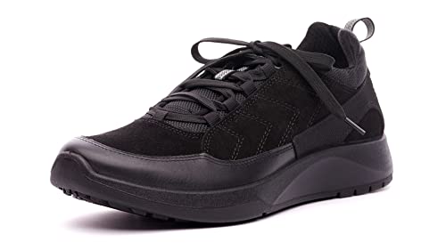 Nordan Original Sneaker Herren. Bequeme Trainers aus Leder. Art. 48100110 Schwarz 43 von Nordan