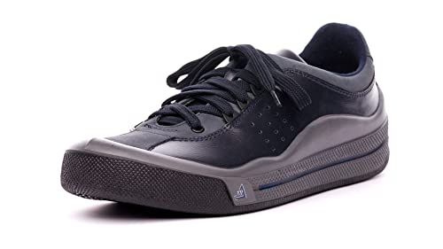 Nordan Stilvolle Unisex-Sneaker. Sneaker Herren. Sneaker Damen. Turnschuhe Damen/Herren aus echtem Leder. Art. 41N06 (dunkelblau, 6.5), numerisch 40 von Nordan