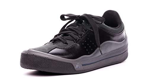 Nordan Stilvolle Unisex-Sneaker. Sneaker Herren. Sneaker Damen. Turnschuhe Damen/Herren aus echtem Leder. Art. 41N06 (schwarz, 13), numerisch 48 von Nordan