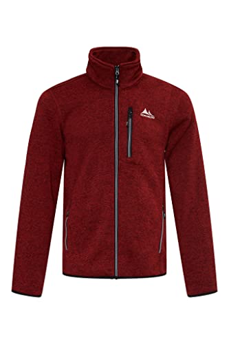 Nordberg Benjamin Fleece Cardigan – Herren – Bordeaux Melange – Größe XXL von Nordberg