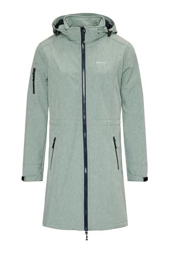Nordberg Gisella - Softshell Outdoor Sommerjacke Damen - Herbal Green Melange - Größe L von Nordberg