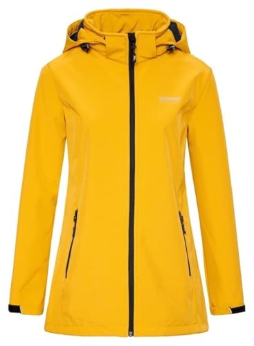 Nordberg Iris - Softshell Outdoor Sommerjacke Damen - Gelb - Größe M, yellow (gelb), M von Nordberg