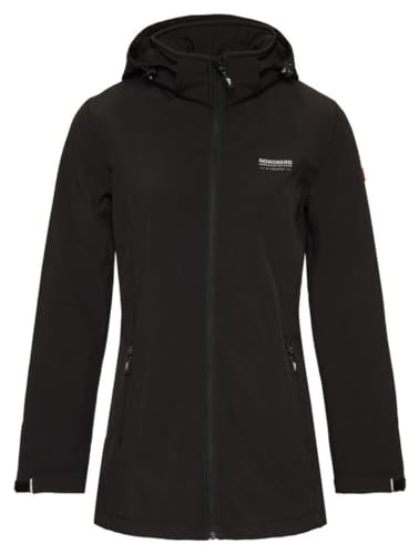 Nordberg Iris - Softshell Outdoor Sommerjacke Damen - Schwarz - Größe M von Nordberg