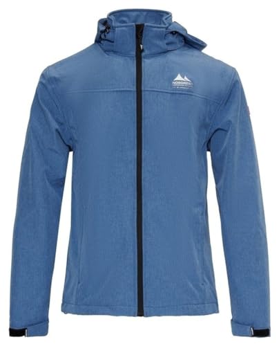 Nordberg Kjeld - Softshell Outdoor Sommerjacke Herren - Navy Melange - Größe 3XL von Nordberg