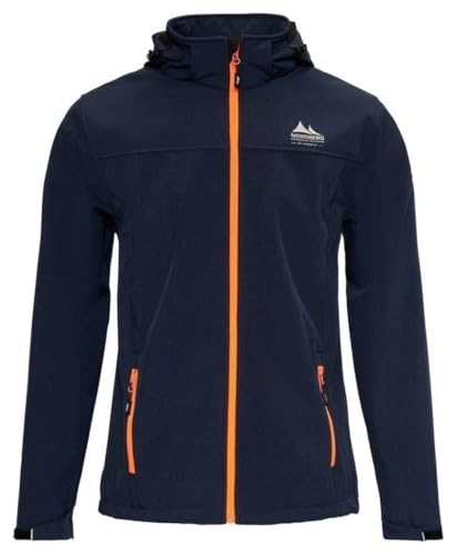 Nordberg Mats - Softshell Outdoor Sommerjacke Herren - Navy/Dunkelblau Melange - Größe XXL von Nordberg