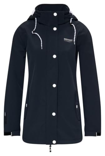 Nordberg Rima - Softshell Outdoor Sommerjacke Damen - Navy/Dunkelblau - Größe M von Nordberg