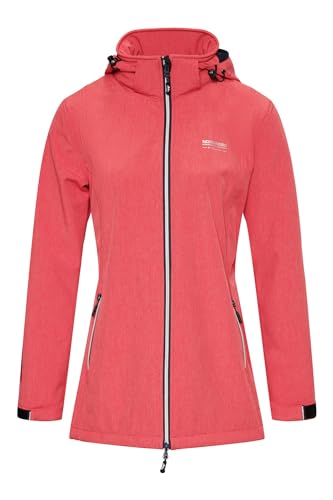 Nordberg Ronda - Softshell Outdoor Sommerjacke Damen - Coral Melange - Größe S von Nordberg