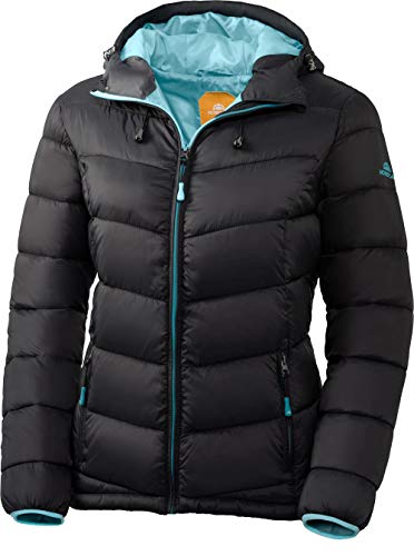 NORDCAP Damen Jacke in Daunenoptik, warme Steppjacke in Schwarz, tolle Übergangs- & Winterjacke, 100% Wattierung (Gr: 36-50) von NORDCAP