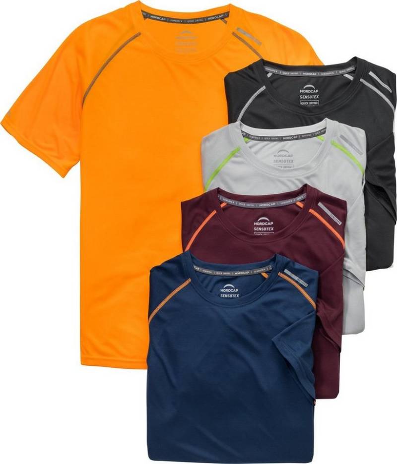 Nordcap Funktionsshirt (Spar-Set, 5er-Pack) mit optimalem Feuchtigkeitstransport von Nordcap
