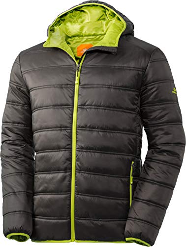 NORDCAP Herren Stepp-Jacke in Daunenoptik, Outdoorjacke, tolle Übergangs- & Winterjacke, 100% Wattierung, Anthrazit, 3XL von NORDCAP