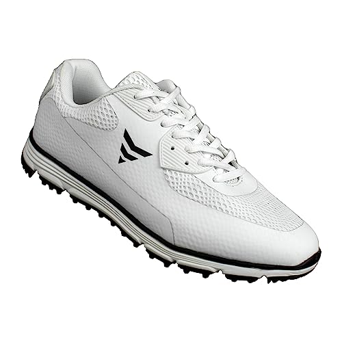 Nordcore Golfschuhe – Wasserabweisende Golfschuhe Herren und Damen für Outdoor-Golfsport und Training – Weiche, atmungsaktive, leichte Golf Schuhe – rutschfeste Außensohle, dämpfende Turnschuhe von Nordcore